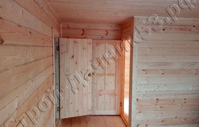 4 Брусовая баня Б-43 6×6, 64 м², Тульская область, Деревня Тесницкое (5)